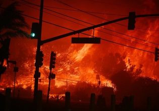 Κόλαση επί Γης – Ορατός από το διάστημα ο καπνός από τις πυρκαγιές στο Λος Άντζελες (pics)
