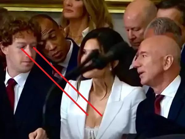 Μαρκ Ζάκερμπεργκ: Ο φακός τον τσάκωσε να βυθίζεται στο ντεκολτέ της μνηστής του Τζεφ Μπέζος