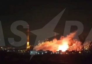 Ρωσία: Μεγάλη πυρκαγιά σε πετρελαϊκή εγκατάσταση μετά από επίθεση ουκρανικού drone