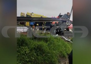 Καπελέτο: Σοκάρουν οι εικόνες από το τροχαίο στην Πατρών Πύργου – Σφοδρή σύγκρουση ΙΧ με λεωφορείο