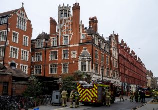 Λονδίνο: Συγκλονιστικά βίντεο από τη φωτιά στο εμβληματικό ξενοδοχείο Chiltern Firehouse