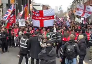 «Βγάλτε τον Τόμι από τη φυλακή» – Χιλιάδες διαδηλωτές στο Λονδίνο υπέρ του ακροδεξιού Τόμι Ρόμπινσονον