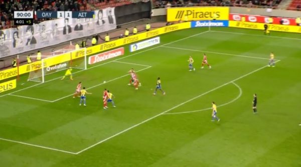 Μεγάλη φάση για τον Ολυμπιακό στο 95′