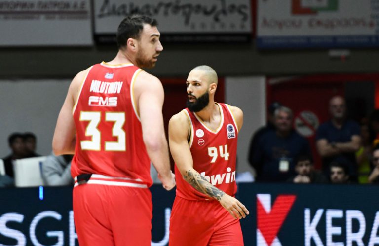 Προμηθέας – Ολυμπιακός 74-77: «Καθάρισε» ο Μιλουτίνοφ για τους Ερυθρόλευκους (vid)