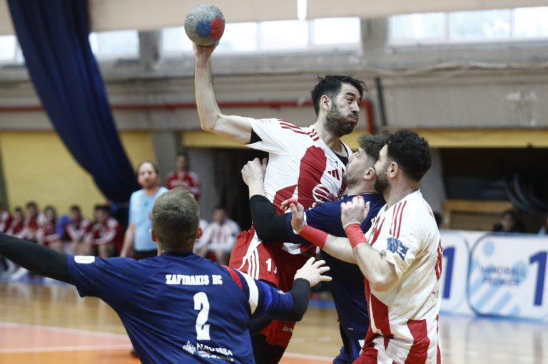 Ολυμπιακός – Ζαφειράκης Νάουσας 36-18: Μια καλή προπόνηση για τους Ερυθρόλευκους