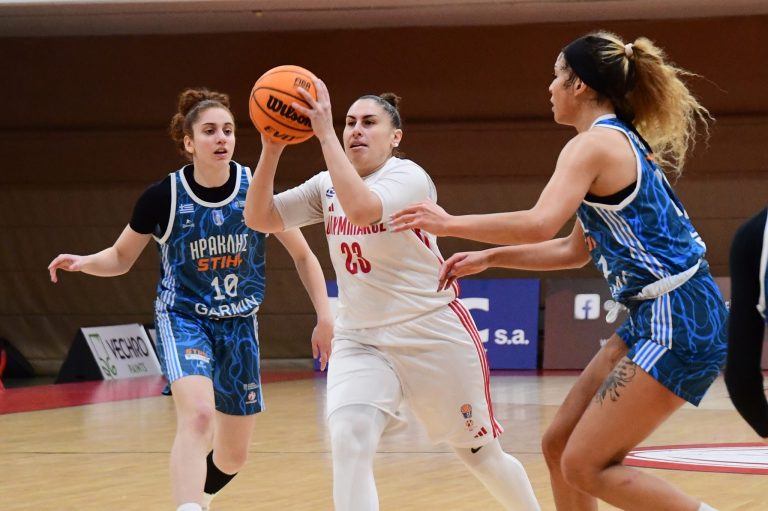 Ολυμπιακός – Ηρακλής 83-76 : Νίκη για τις «ερυθρόλευκες»