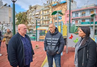 Νέα παιδική χαρά για παιδιά ΑμεΑ στην πλατεία Γ. Γεννηματά στα Καμίνια