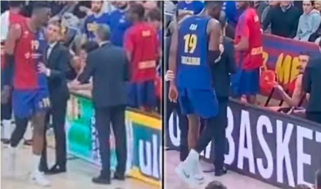 Χαμός στην Μπαρτσελόνα πριν το παιχνίδι με τον Ολυμπιακό (vid)