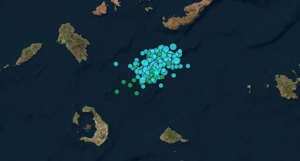 Αμοργός: Δυο απανωτοί σεισμοί ανοιχτά της νήσου – Μπαράζ δονήσεων στην περιοχή