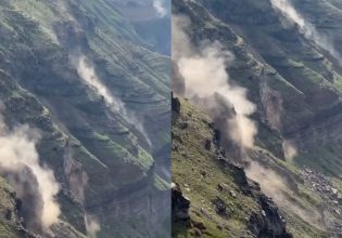 Σαντορίνη: Κατολισθήσεις στο νησί λόγω των συνεχών σεισμών – Δείτε βίντεο