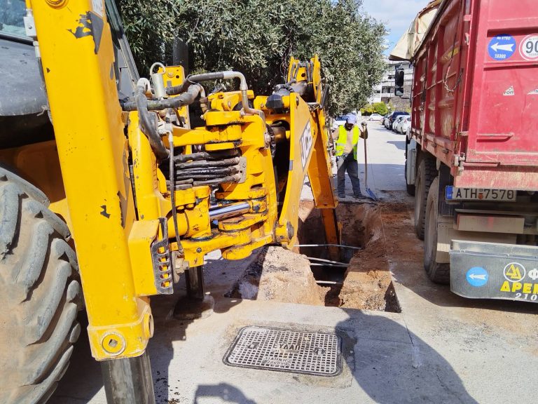 Ξεκίνησε το έργο ενίσχυσης της αντιπλημμυρικής προστασίας της περιοχής Αγίας Φιλοθέης Αμαρουσίου