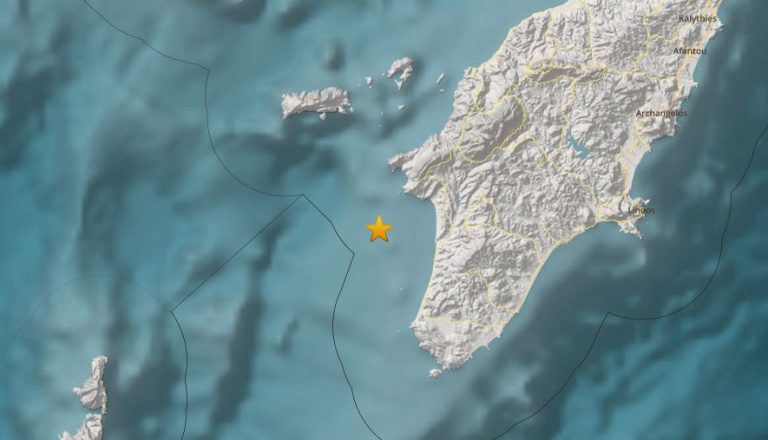 Ισχυρός σεισμός στη Ρόδο 4,4 Ρίχτερ