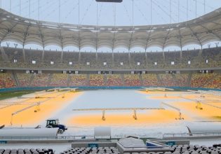 Η Στεάουα έβαλε τους οπαδούς της να καθαρίσουν το γήπεδο από το χιόνι (pic)