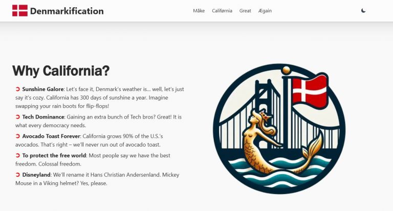 Viral: Η Δανία μαζεύει χρήματα για να αγοράσει την Καλιφόρνια από τον Τραμπ!