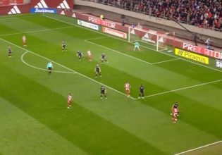 Ο Ολυμπιακός πήρε ξανά «κεφάλι» στο σκορ με γκολ του Κωστούλα (2-1, vids)