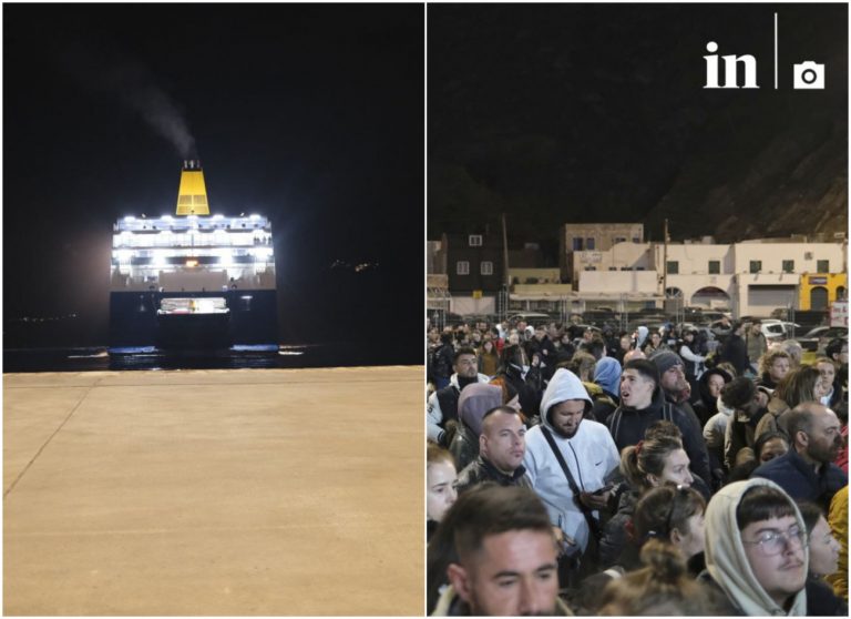 Σαντορίνη: Δεν έμεινε ούτε ένα εισιτήριο απούλητο – Υπερπλήρες το πλοίο για Αθήνα λόγω των σεισμών