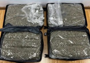 «Ελ. Βενιζέλος»: Συνελήφθη γυναίκα με 26 κιλά ακατέργαστης κάνναβης σε βαλίτσες