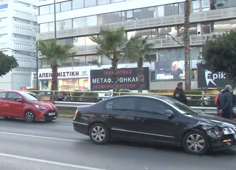 Λεωφόρος Συγγρού: Καραμπόλα τεσσάρων οχημάτων