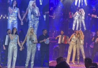 Άννα Βίσση και Αναστασία «ξεδίπλωσαν» τη χημεία τους στη σκηνή και… έβαλαν φωτιά στο Σαββατόβραδο!