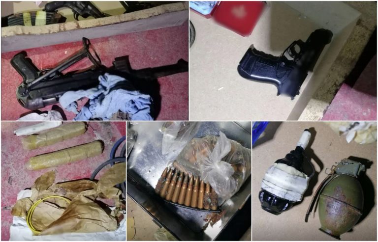 Λάρισα: Όπλα, χειροβομβίδες, εκρηκτικά και σφαίρες στο εργαστήριο ξυλείας που έγινε το διπλό φονικό