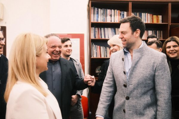 Θεσσαλονίκη: Συνάντηση Κασσελάκη με Αγγελούδη και Δανιηλίδη – «Δεν υπάρχει λόγος να φοβηθούμε τη δημοκρατία»