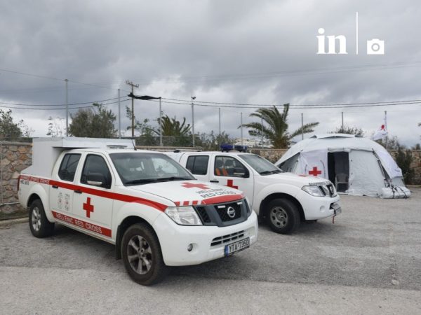 Στη Σαντορίνη ο Ερυθρός Σταυρός – «Θα μείνουμε για όσο υπάρχει ανάγκη»