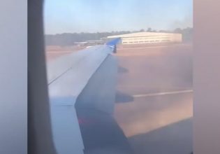 ΗΠΑ: Έναν εφιάλτη έζησαν επιβάτες πτήσης – Είδαν το αεροπλάνο τους να πιάνει φωτιά πριν την απογείωση