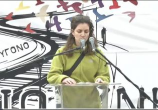 Τέμπη: «Είναι η πρώτη φορά που παίρνουμε πίσω το κλεμμένο μας οξυγόνο» – Ανατριχιαστική ομιλία στο Σύνταγμα