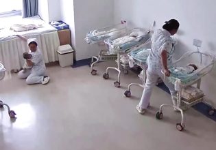 Μιανμάρ: Νοσοκόμες προσπαθούν να προστατεύσουν νεογέννητα την ώρα του σεισμού