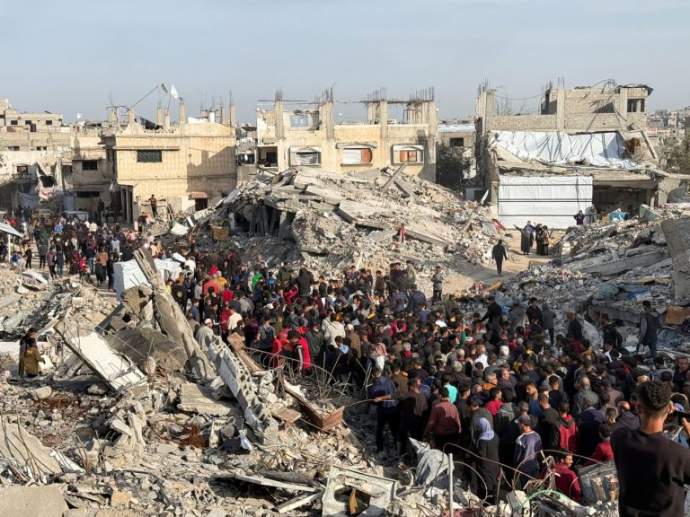 Παλαιστίνιοι στη βόρεια Γάζα διαδήλωσαν κατά του πολέμου