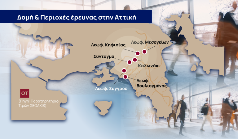 Γραφεία: Σημαντική αύξηση των ενοικίων στην Αθήνα – Οι τιμές ανά περιοχή [γραφήματα]