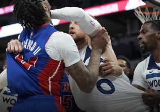 Χαμός στο NBA: Ξύλο, επτά αποβολές και… νίκη για τη Μινεσότα (vids)