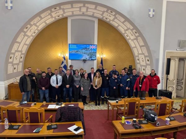 Διαχείριση κρίσεων: Συνεργασία περιφέρειας Ν. Αιγαίου και Βρετανικής πρεσβείας