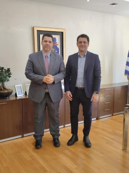 Τα έργα υποδομής στο επίκεντρο της συνάντησης του Δημάρχου Κύμης-Αλιβερίου με τον Θανάση Κοντογεώργη