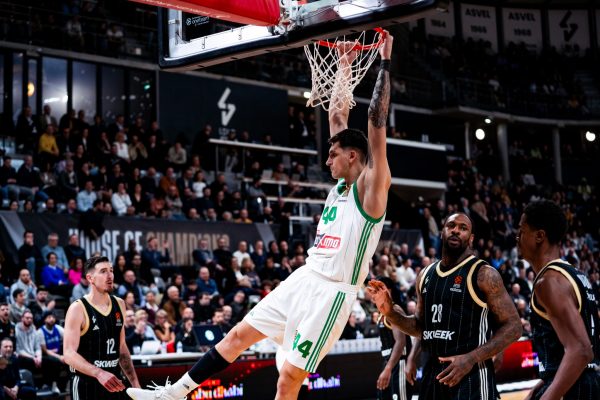 Βιλερμπάν – Παναθηναϊκός 93-96: Αγχωτική νίκη στη Λιόν για τους Πράσινους