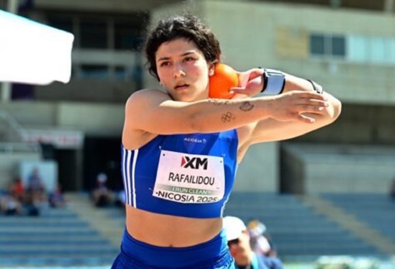 Χάλκινο μετάλλιο στο Ευρωπαϊκό Κύπελλο ρίψεων για την Ραφαηλίδου