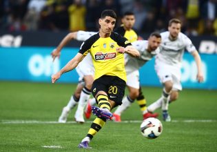 Άνοιξε το σκορ η ΑΕΚ με πέναλτι του Μάνταλου (vid)