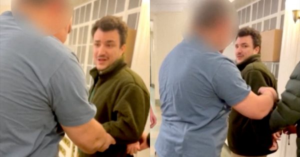 ΗΠΑ: Η στιγμή που η αστυνομία συλλαμβάνει τον παλαιστίνιο φοιτητή