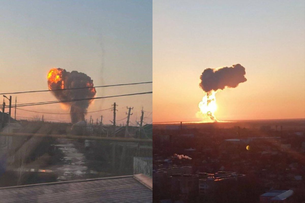 Ρωσία: Στις φλόγες αεροπορική βάση έπειτα από επίθεση με drones