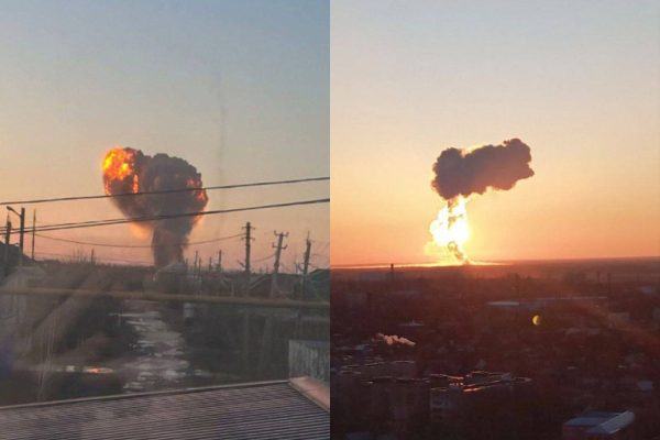 Ρωσία: Στις φλόγες αεροπορική βάση έπειτα από επίθεση με drones