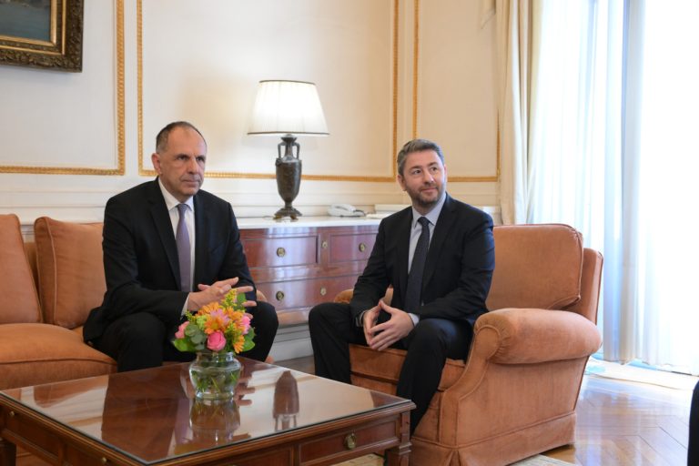 Συνάντηση Ανδρουλάκη με Γεραπετρίτη – «Να ποντιστεί το καλώδιο και να μην καταποντιστεί η εξωτερική πολιτική»