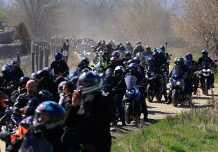 Τέμπη: Συμβολική μοτοπορεία στη μνήμη των 57 θυμάτων του τραγικού δυστυχήματος