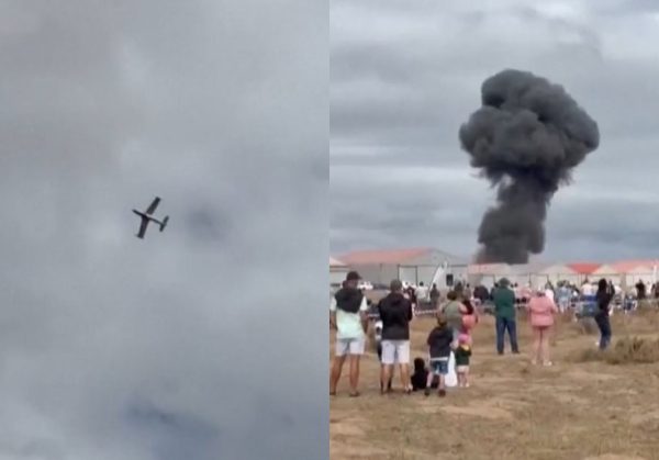 Νότια Αφρική: Τραγωδία σε αεροπορική επίδειξη – Αεροσκάφος συνετρίβη μπροστά στα μάτια των θεατών