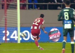 Σαρωτικός Ολυμπιακός και 2-0 για τους «ερυθρόλευκους» με γκολ του Τσικίνιο στο 16′ (vids)