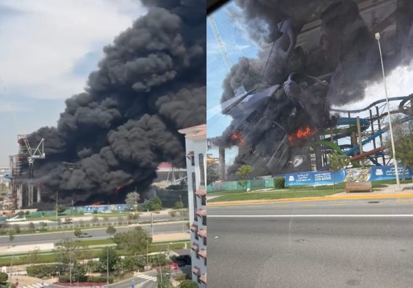 Άμπου Ντάμπι: Μεγάλη φωτιά σε πάρκο ψυχαγωγίας – Στις φλόγες η ψηλότερη νεροτσουλήθρα