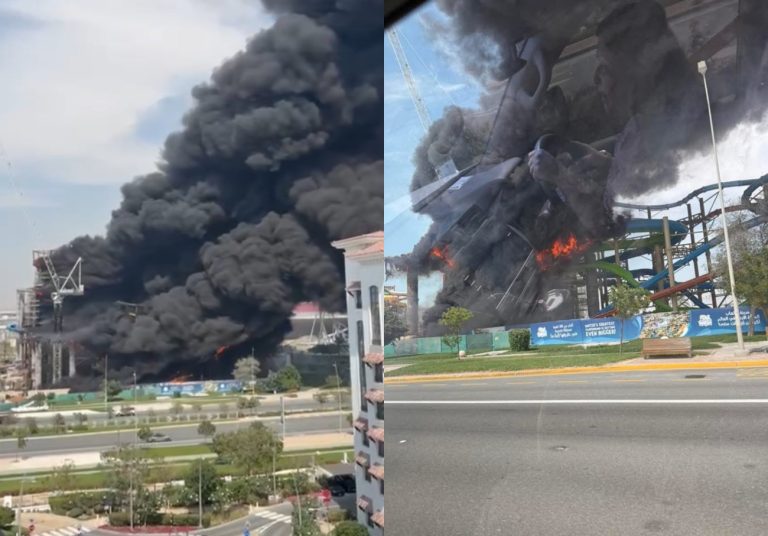 Άμπου Ντάμπι: Μεγάλη φωτιά σε πάρκο ψυχαγωγίας – Στις φλόγες η ψηλότερη νεροτσουλήθρα