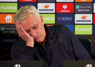 Απίστευτο σόου Μουρίνιο: Έκανε πως κοιμήθηκε σε ερώτηση δημοσιογράφου (vid)