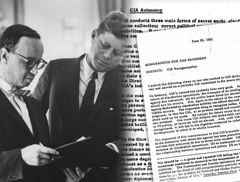 «Πρόεδρε, διέλυσε τη CIA σε 1000 κομμάτια τώρα» – Τα απόρρητα έγγραφα που έπρεπε να πάρει στα σοβαρά ο Κένεντι