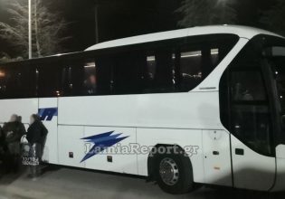Λαμία: Εντοπίστηκαν τα δύο λεωφορεία με τους οπαδούς ΠΑΟΚ που συμμετείχαν στα επεισόδια στην εθνική οδό