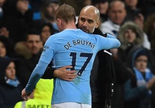 Γκουαρντιόλα: «Ο Ντε Μπρόινε είναι στην κορυφαία τριάδα ποδοσφαιριστών στην ιστορία της Σίτι»